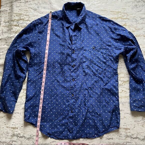 Santana Vintage 100% silk button down - Picture 11 of 11